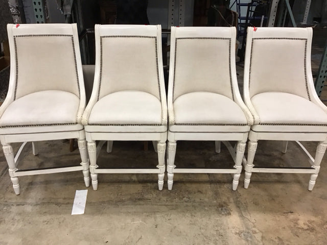 Set Of 4 Frontgate Swivel Counter Stools