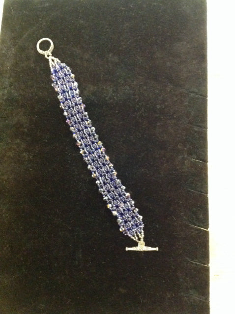 Purple Beaded Bracelet