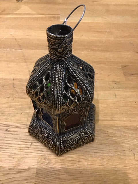 7" Morrocan Style Lantern Votive Holder