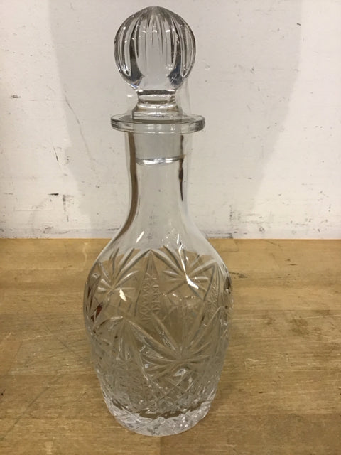 9.5" Cut Glass Decanter
