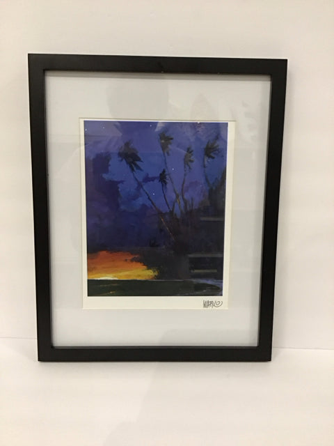 15x12 Framed Beach Scene By Marko