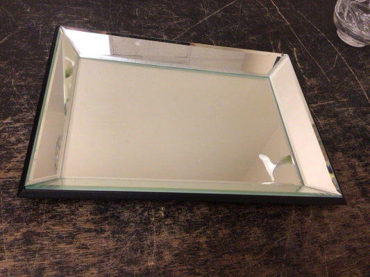 15" X 11" Beveled Mirrored Tray