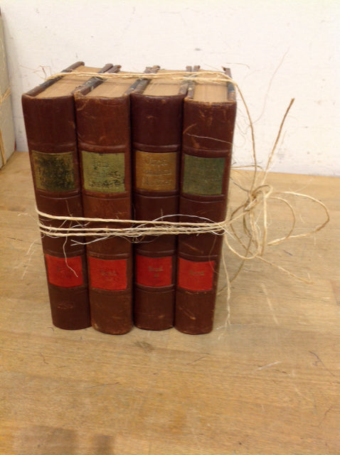 Set Of 4 Decorative Books