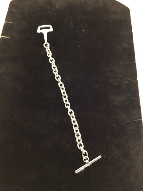Gucci Style Silver Toggle Bracelet