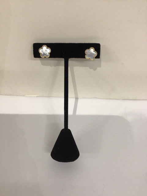 Van Cleef Style MOP Stud Earrings