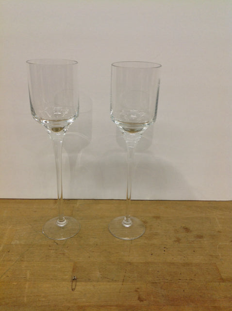 11.5" Pair Long Stem Wine Glasses