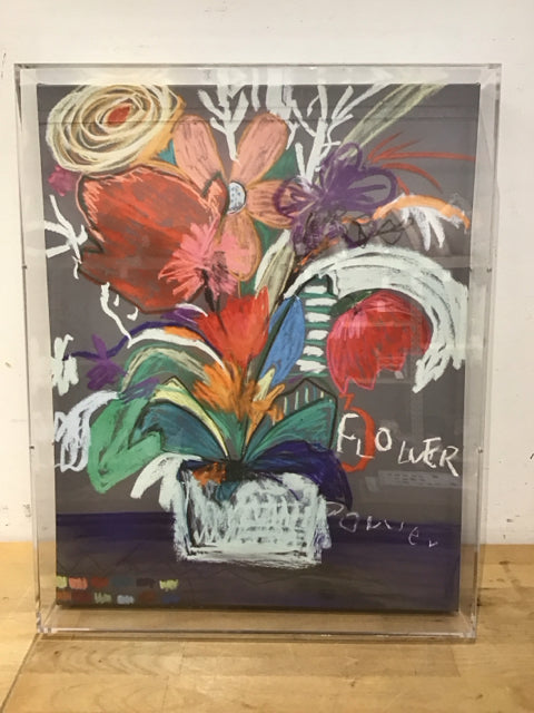 16x21 Shadow Box Flower Pot