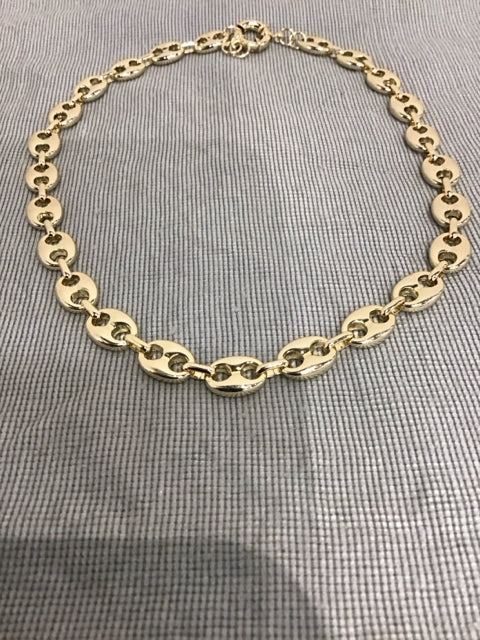 Necklace Gucci Like 18" Goldtone