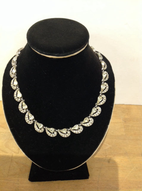Silver Rhinestone Necklace