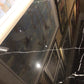 AS-IS Bernhardt Black Stone Top Buffet(Small Chip In Veneer)