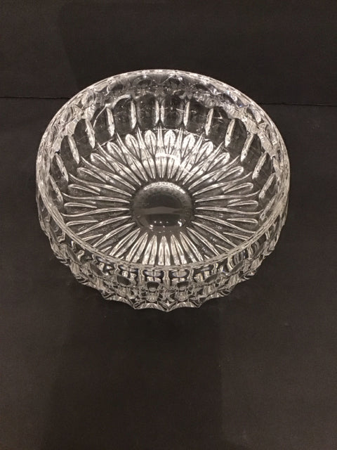 7.5"Rd Carved Crystal Bowl