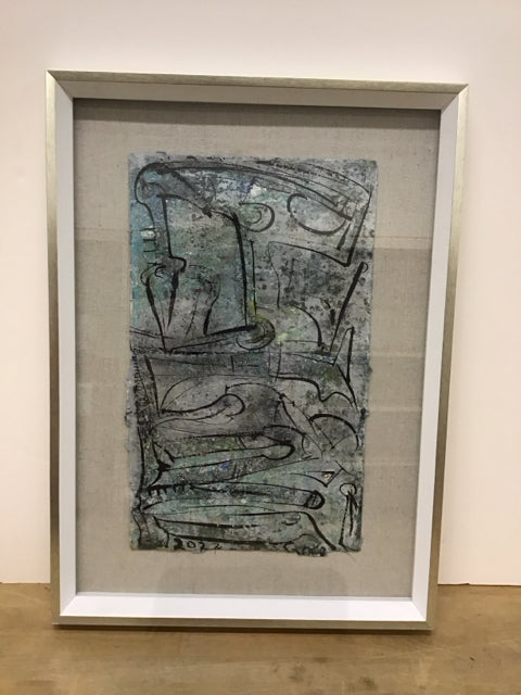 18x25 Framed "Stretching Out" Alexander Gore COA