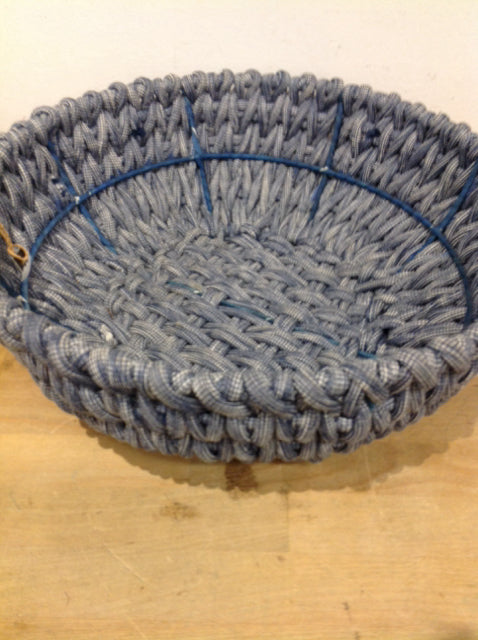 Basket- 15" Moderno Blue Fabric