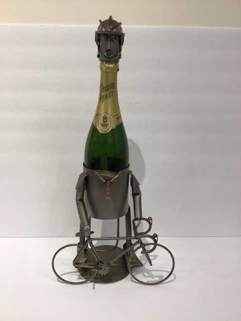 Metal Man Wine Bottle Holder