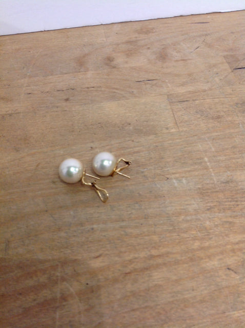 Vintage Faux Pearl Earrings