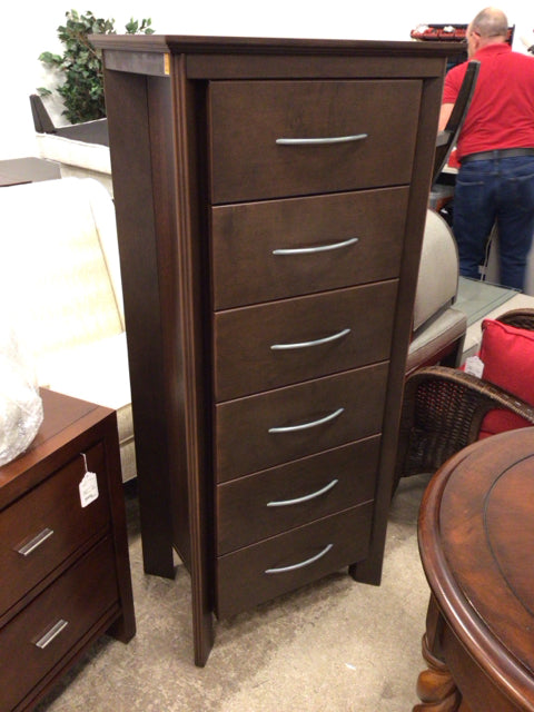 EL Dorado Dark Wood Six Drawer Lingerie Chest