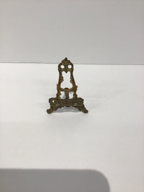 3" Gold Metal Easel