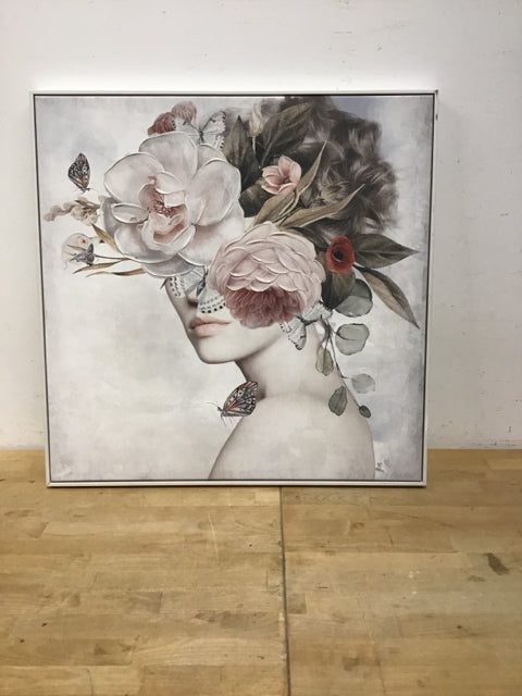 25"Sq "Dreamy FLower Crown" Marmont Hill