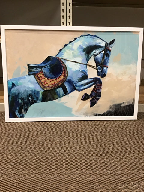 36"x24" Horse Oil Painting By Monika Jones