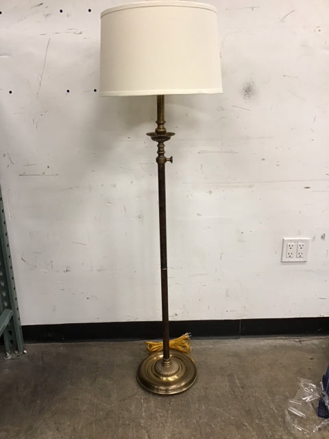 54" Vintage Metal Floor Lamp