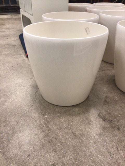 20" X 19" Lechuza Classico Premium White Planter