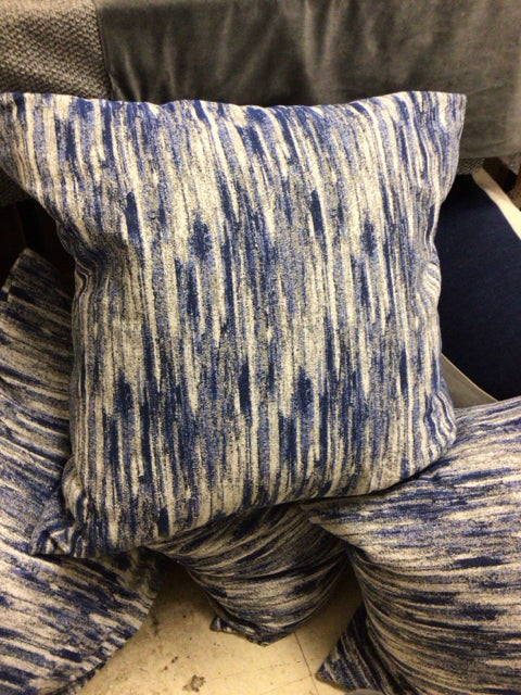 Blue & White Fabric Pillow