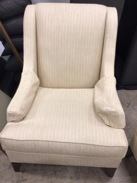 Ethan Allen Custom Fabric Arm Chair W/Arm Covers