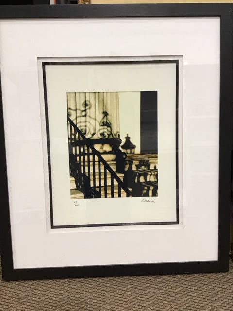 28"x32" "Stair Shadows 2" By R Mann COA