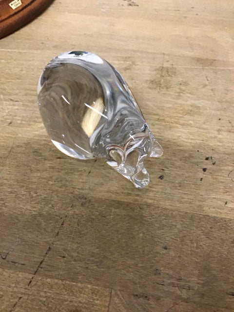 3.5" Pig Art Glass Figure