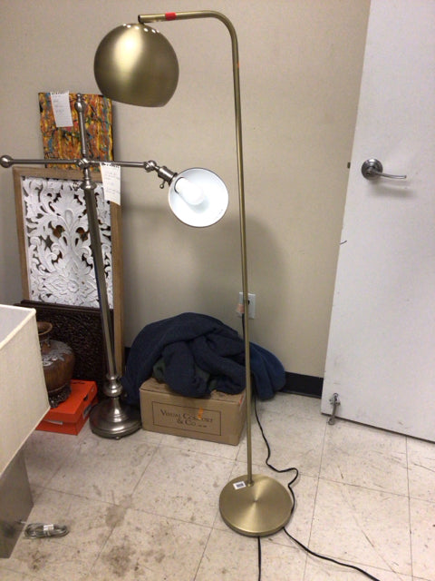 Bo Concepts Kip Matte Antique Brass Floor Lamp