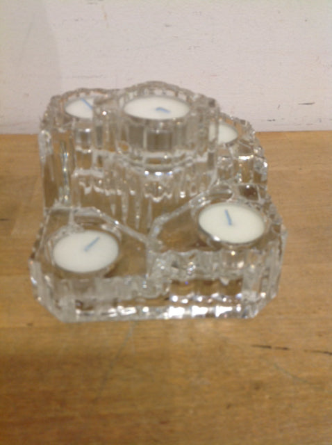 Candle Holder- Cut Glass Votive