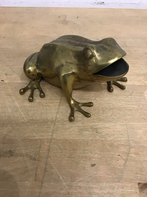 6" Brass Frog