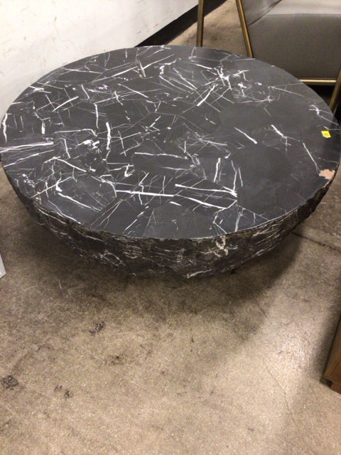 238" Bernhardt Furniture Tambora Round Black Stone OutDoor Coffee Table