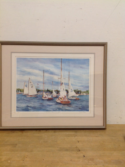 31x25.5 "Anchor Start & Ocean Gate" Virginia Perle