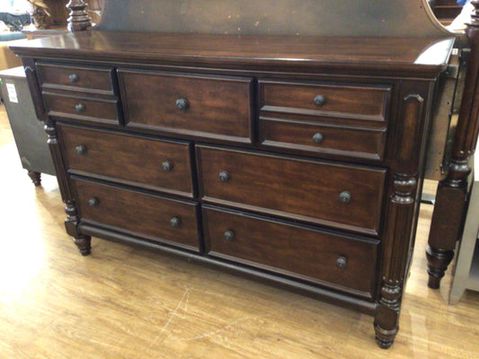 Ashley Furniture Brown Seven Drawer Dresser