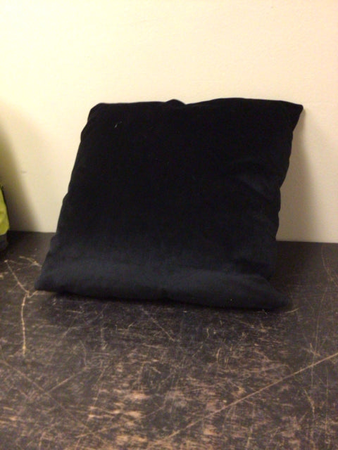 Small Black Velvet Pillow