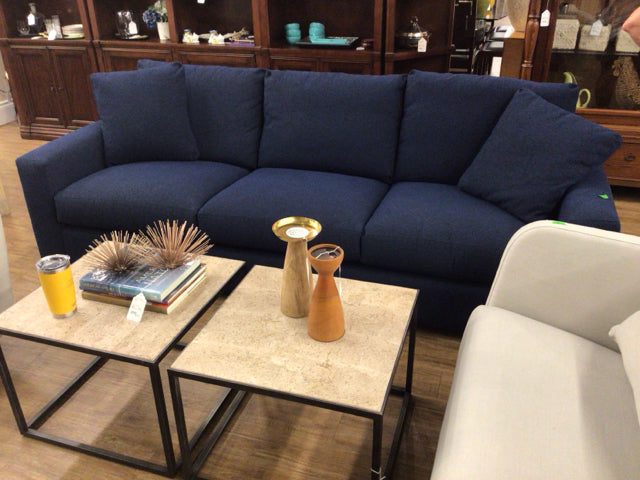 Room & Board Metro Summer Navy Boucle Sofa