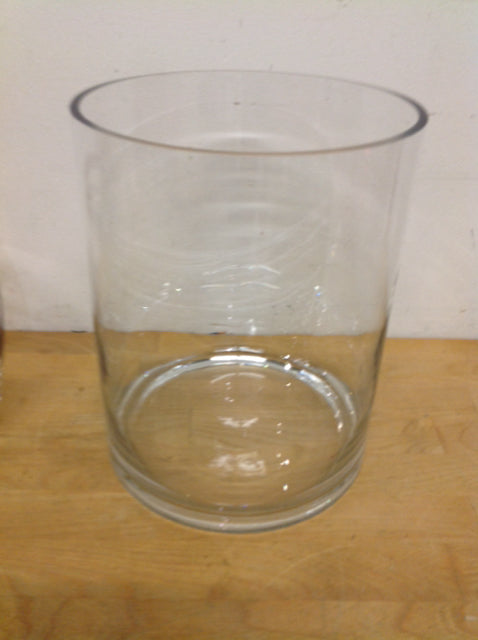 Vase- 10" Clear Glass