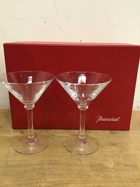 Pair of 6" Baccarat "Perfection" Martini Stemware