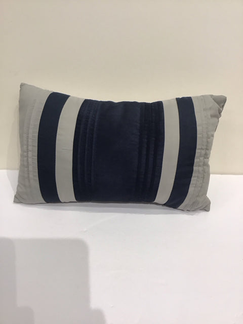 Blue/Grey Lumbar Pillow
