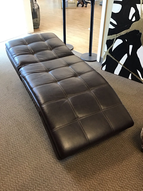 Wayfair Brown Leather Reclining Chaise