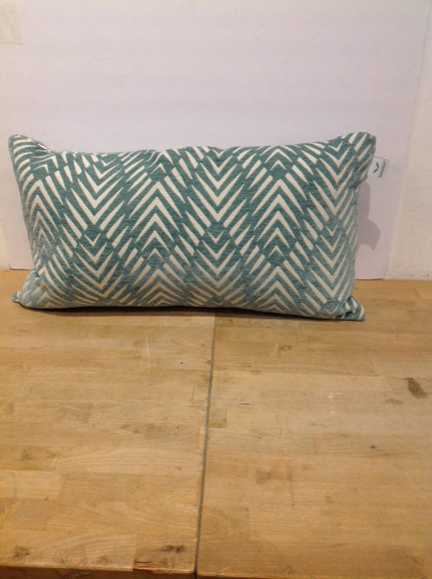 Rectangular Tan/Green Pillow