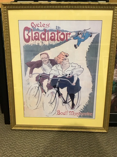 30"x36" Cycles Gladiator Poster Print