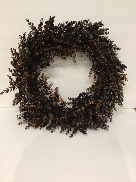 Black/Gold Halloween Wreath