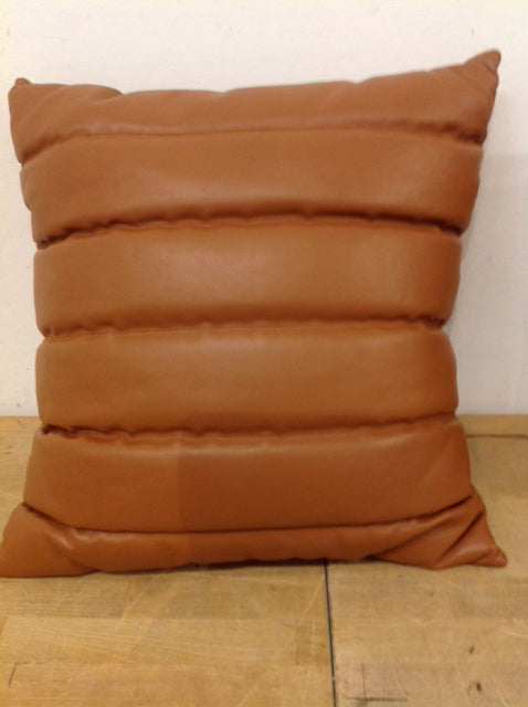 Pillow- 16" C & B Brown Leather