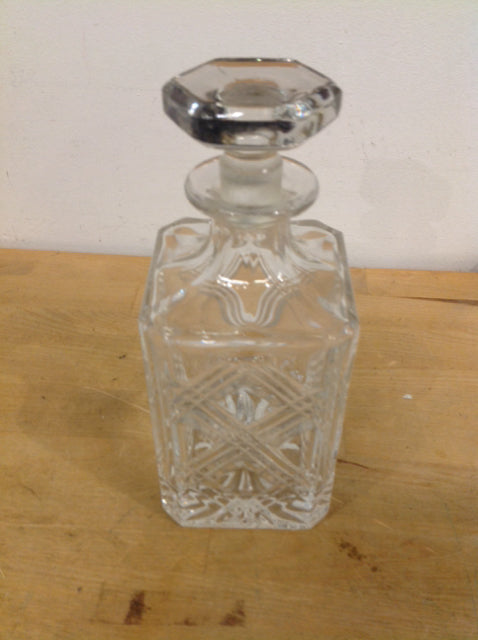 9" Cut Glass Decanter