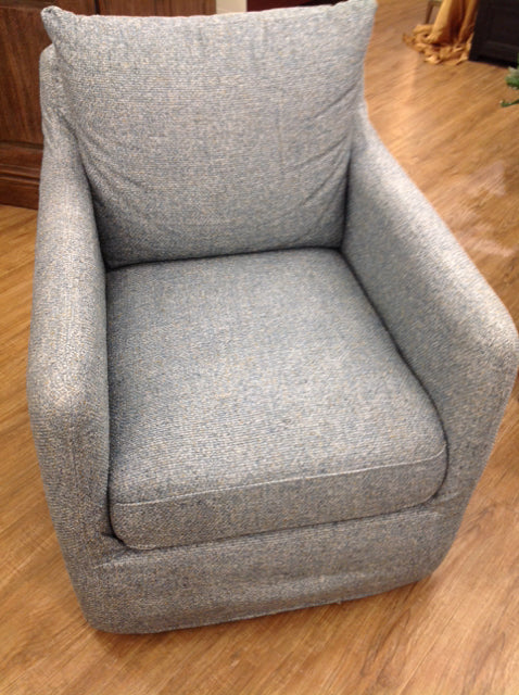 Chair- Blue Tweed Fabric