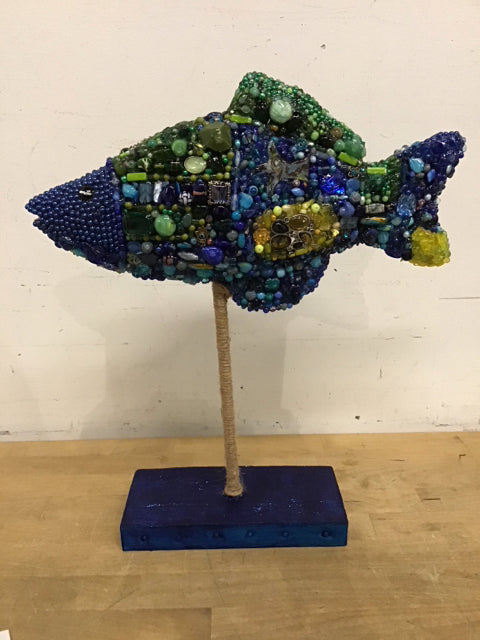 18"x9" Tropical Fish "Swim Shady" By Susan David