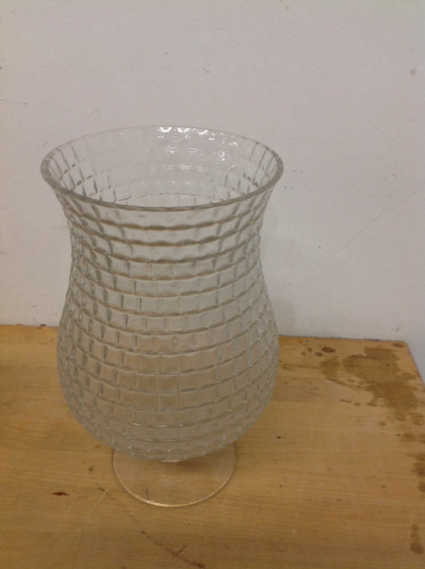 Vase- 12" Footed Clear