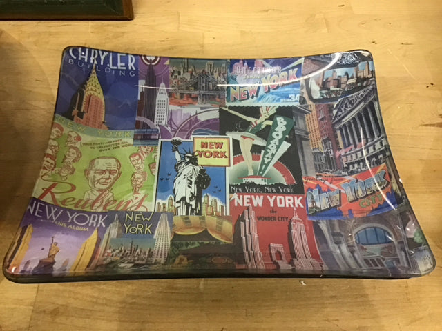 9.5" x 12" New York Glass